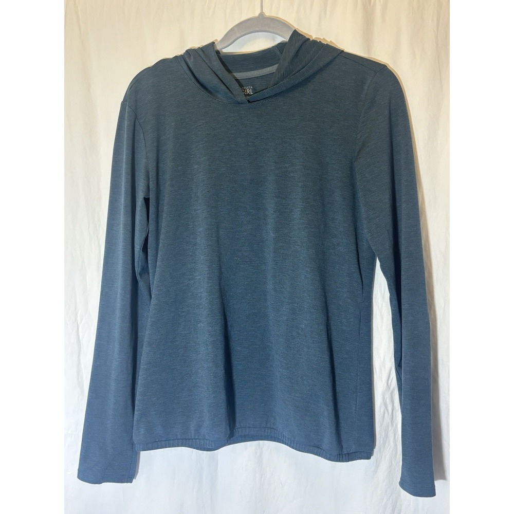 Athleta Girl Uptempo Brushed Fabric Kanga Pocket Thumbhole Hoodie SZ XXL‎ M18